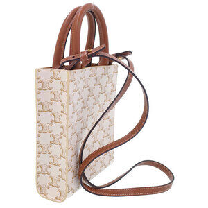 Celine Triomphe Canvas Bag Cabas Vertical